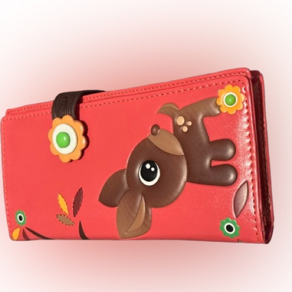 2/$30 Woodland Animals Vegan Wallet - Picture 2 of 6